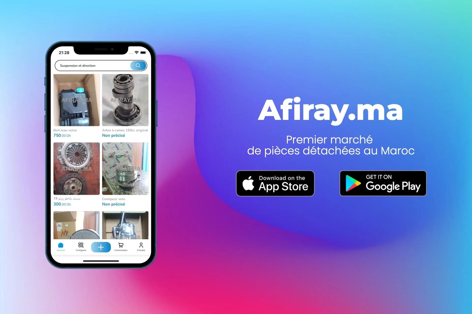 Afiray — Marketplace auto — 2
